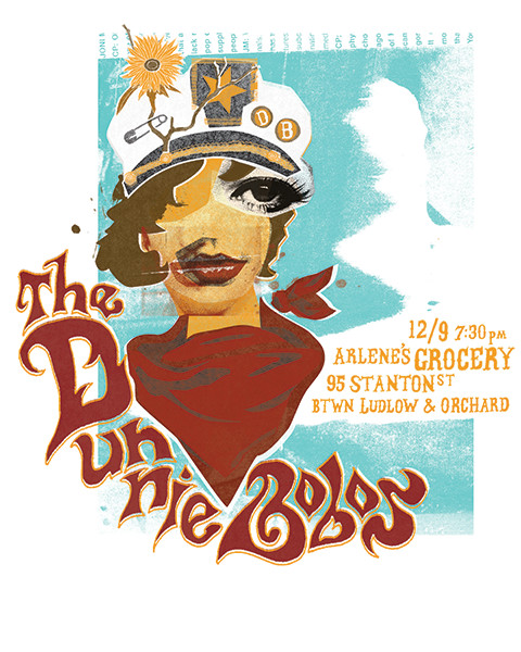 Dunnie Bobos gig poster
