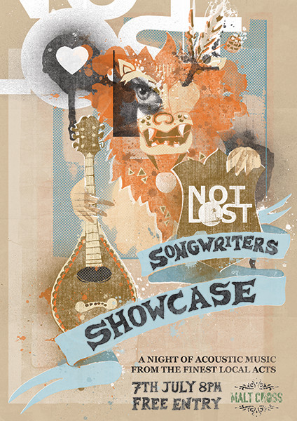 NotLost festival poster